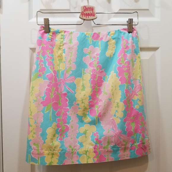 Lilly Pulitzer Dresses & Skirts - Lilly Pulitzer Snappy Dragonfly Pencil Skirt Lined